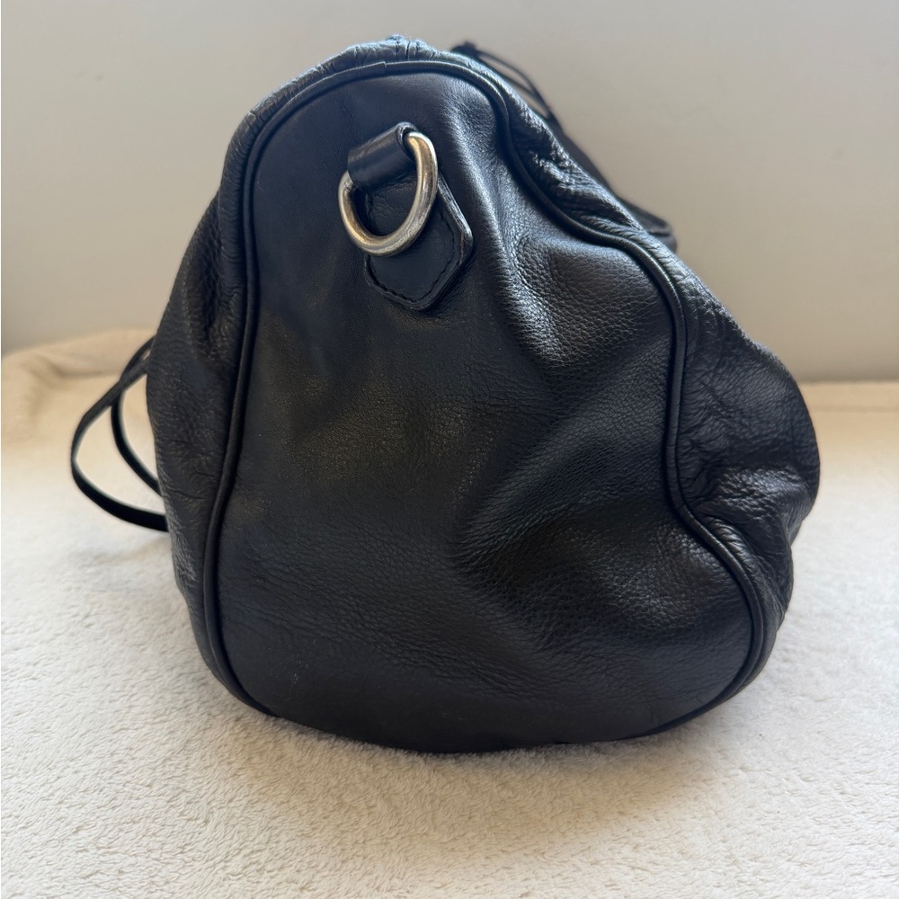 Zidag & Voltaire Leather Zip-Accent Satchel Bag - Picture 5 of 8